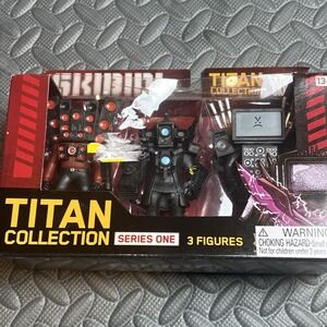 Skibidi Toilet Titan Collection Action Figure 3-Pack TV Camera & Speaker Man New